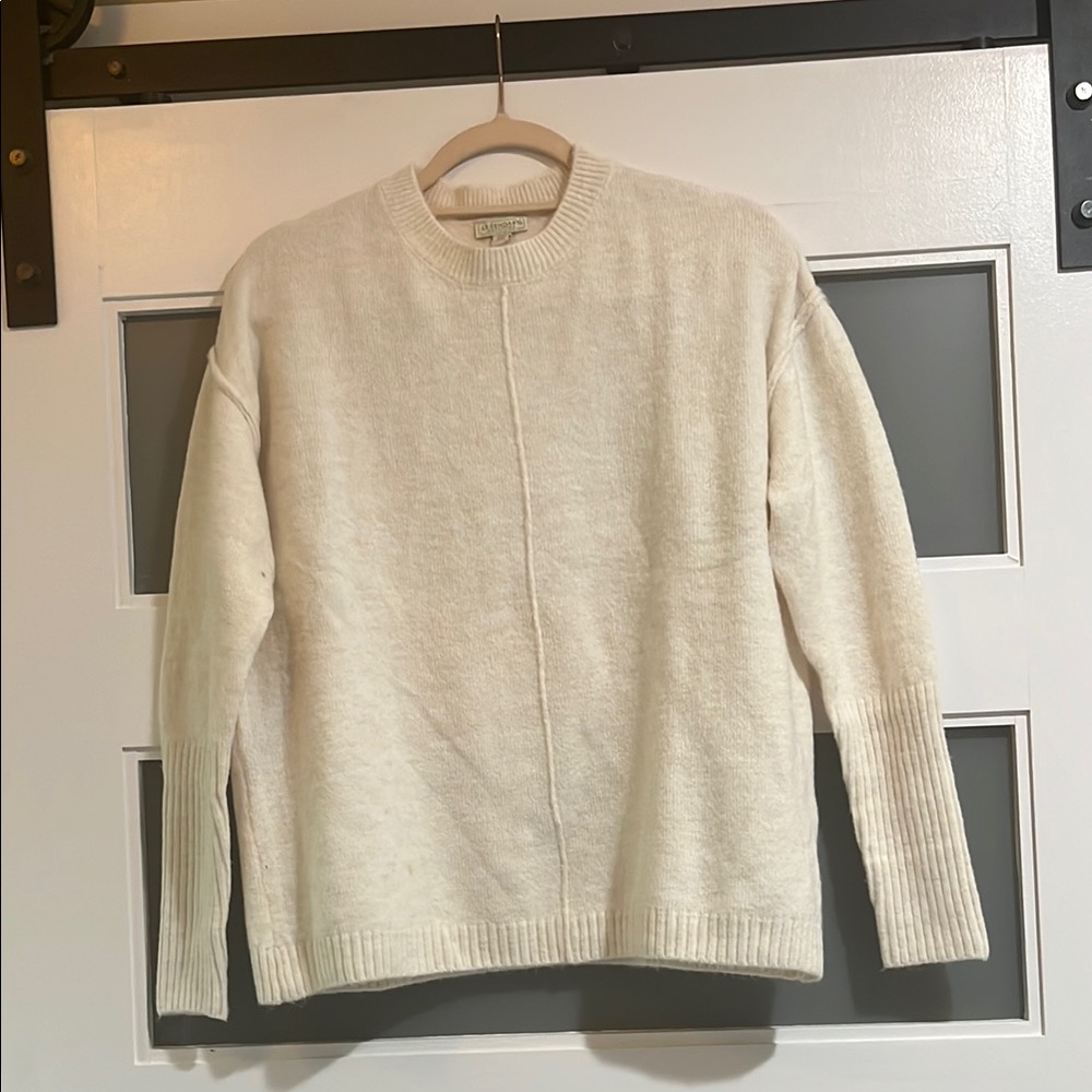 Classic Crewneck Sweater - Cream